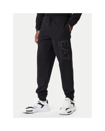 Pantaloni sport barbati,  material sintetic, negru