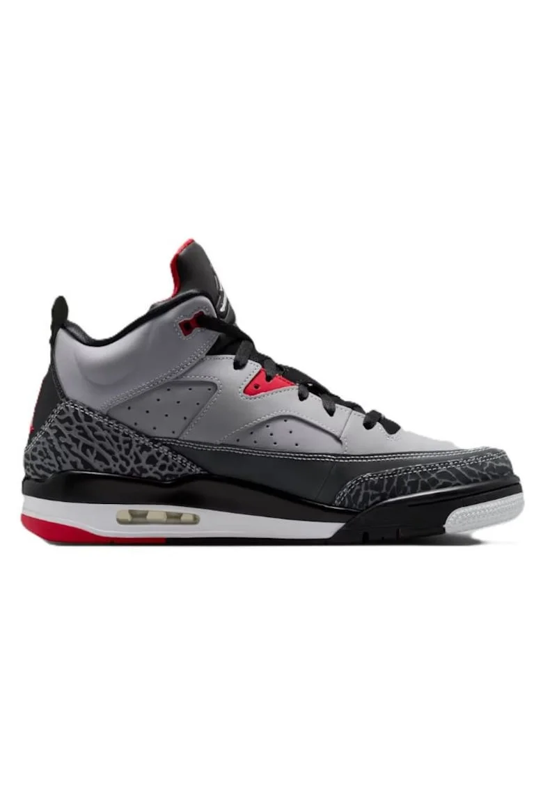 Pantofi sport barbati JORDAN SON OF MARS LOW,  Piele ecologica, Gri