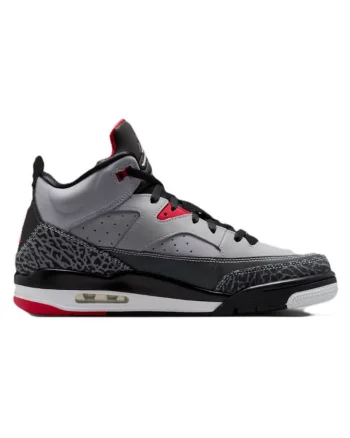 Pantofi sport barbati JORDAN SON OF MARS LOW,  Piele ecologica, Gri