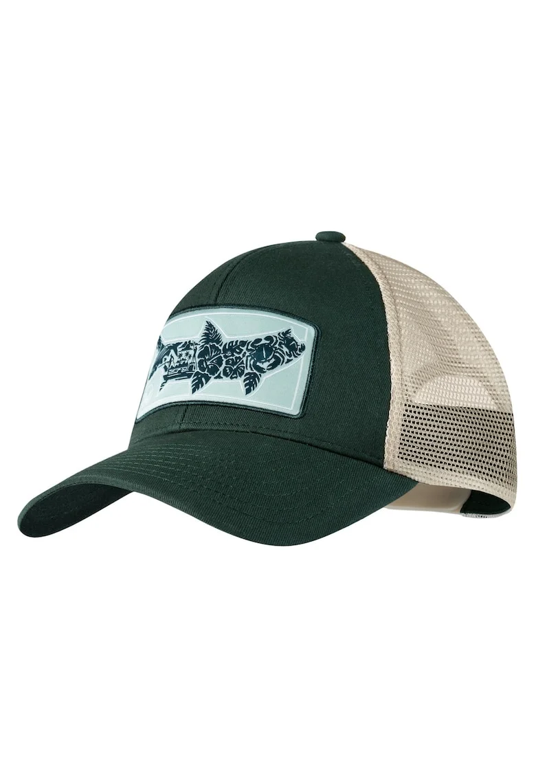 Sapca unisex  EXPLORE TRUCKER SALTY GREEN, culoare verde, marime