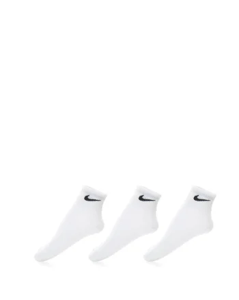 Set de sosete din material usor - 3 perechi, Unisex, Alb
