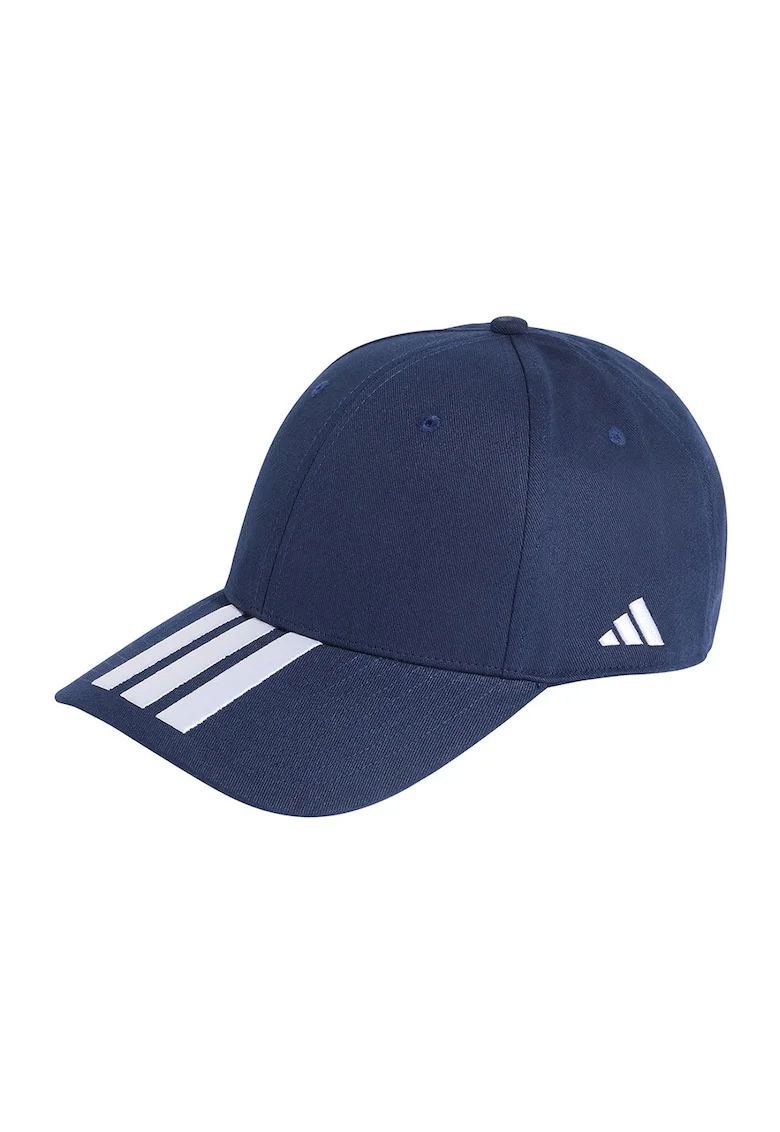 Sapca de bumbac unisex pentru fotbal Tiro, Alb/Albastru inchis