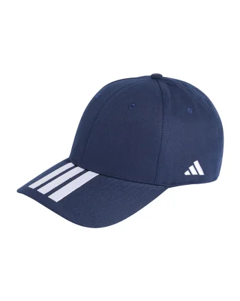 Sapca de bumbac unisex pentru fotbal Tiro, Alb/Albastru inchis