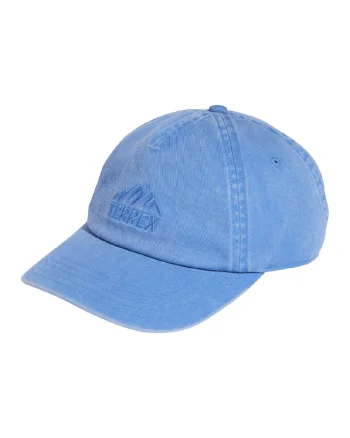 Sapca de bumbac unisex Terrex Trail, Albastru deschis
