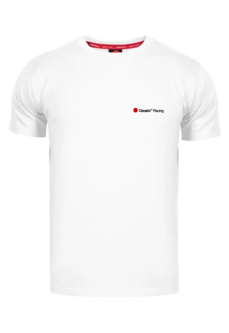 Tricou  bumbac, alb, lungime maneca scurta