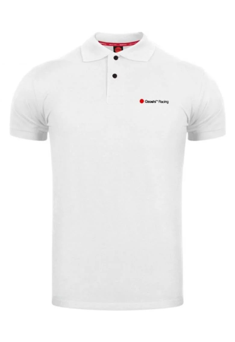 Tricou  polo, alb, bumbac, Alb