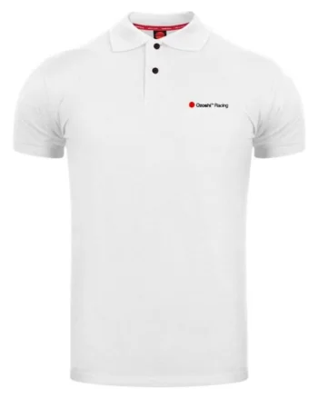 Tricou  polo, alb, bumbac, Alb