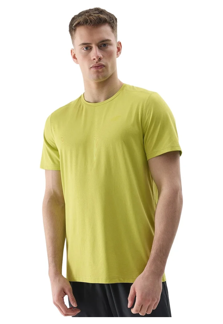 Tricou barbatesc  M598, uscare rapida, verde, material reciclat