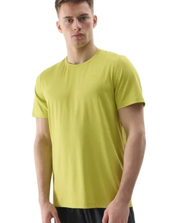 Tricou barbatesc  M598, uscare rapida, verde, material reciclat