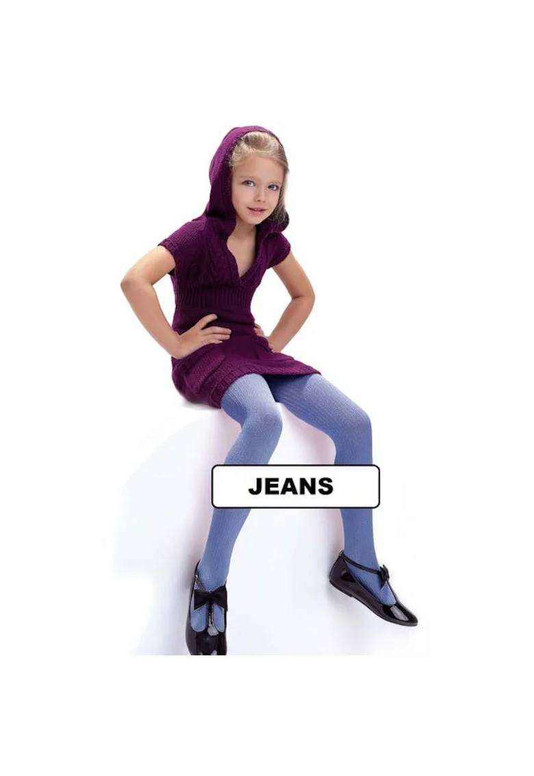 Dresuri copii vascoza colorati  Agatka 100 den, Jeans