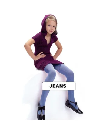 Dresuri copii vascoza colorati  Agatka 100 den, Jeans