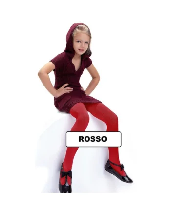 Dresuri copii vascoza colorati  Agatka 100 den, Rosu