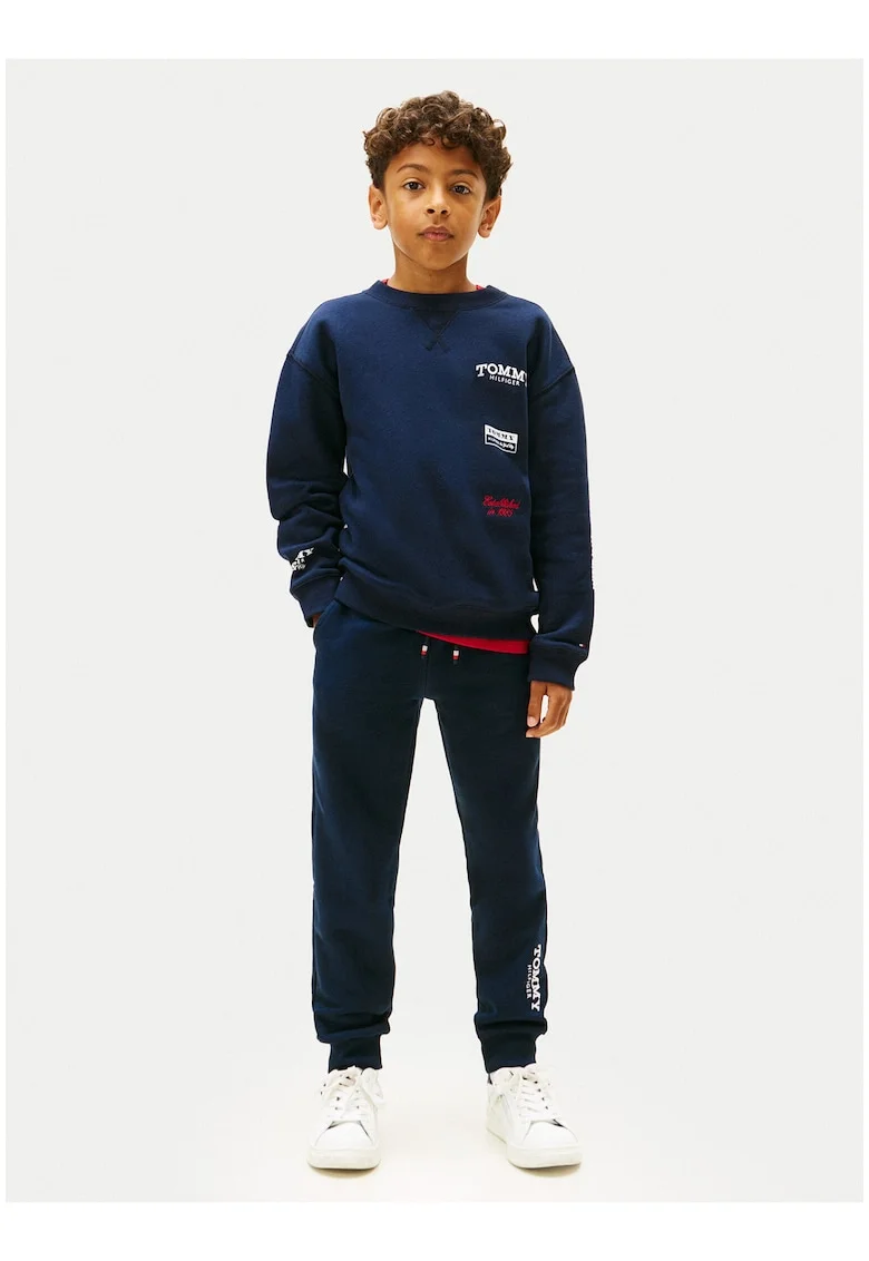 Pantaloni de trening regular fit cu detaliu logo