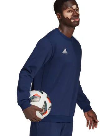 Bluza de trening pentru fotbal Entrada 22, Albastru inchis