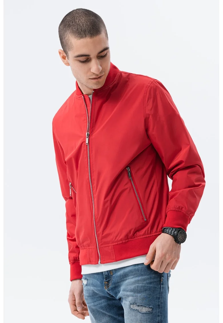 Jacheta bomber usoara, Rosu