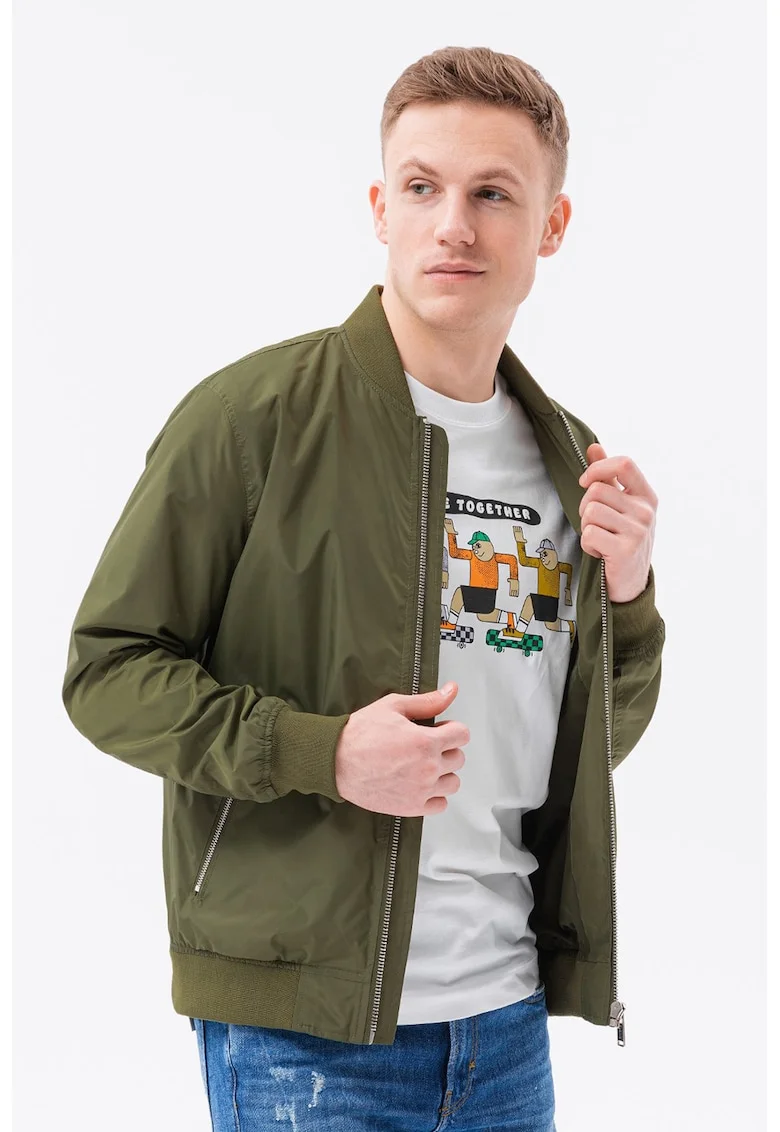 Jacheta bomber usoara, Kaki