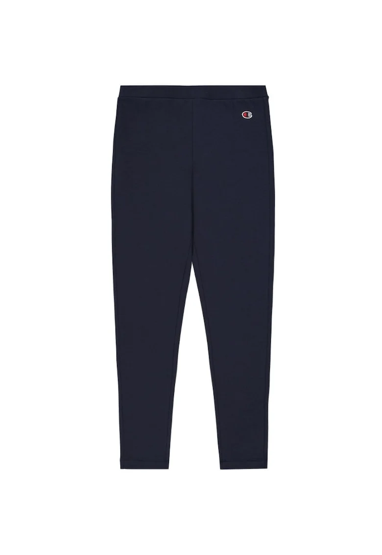 Colanti  bleumarin, croiala slim, talie elastica, bumbac/poliester