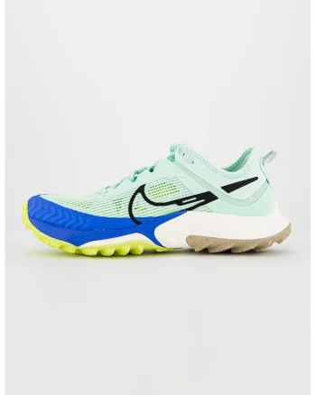 Pantofi low-top pentru alergare Air Zoom Terra Kiger 8, Galben/Albastru inchis/Verde menta
