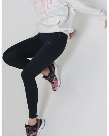 Colanti cu talie inalta pentru antrenament Exo Ultra, Negru