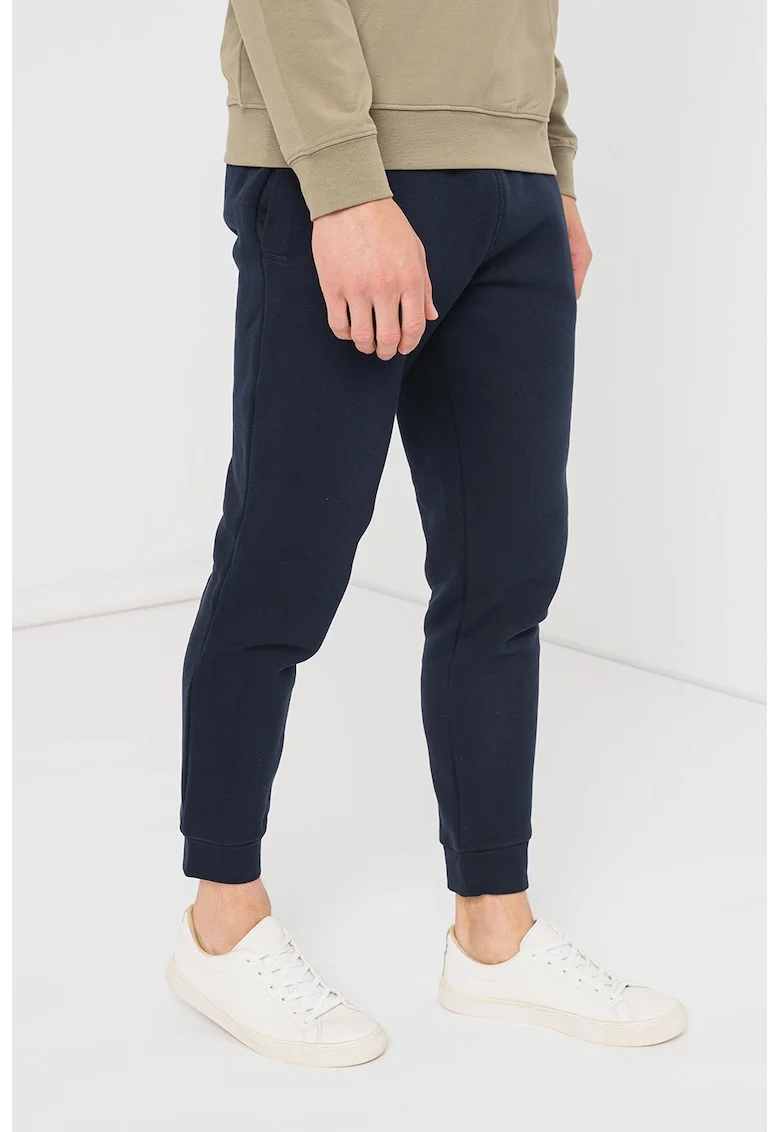 Pantaloni cu talie ajustabila, pentru antrenament, Bleumarin