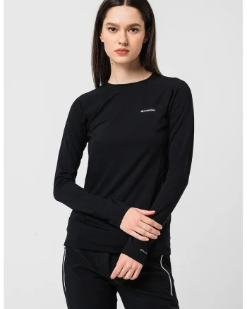Bluza pentru schi si snowboarding Midweight Omni-Heat®, Negru stins