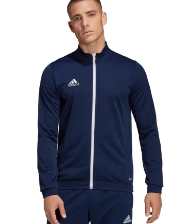Bluza cu fermoar, pentru fotbal Entrada 22, Bleumarin