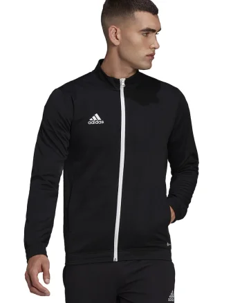 Bluza cu fermoar, pentru fotbal Entrada 22, Negru