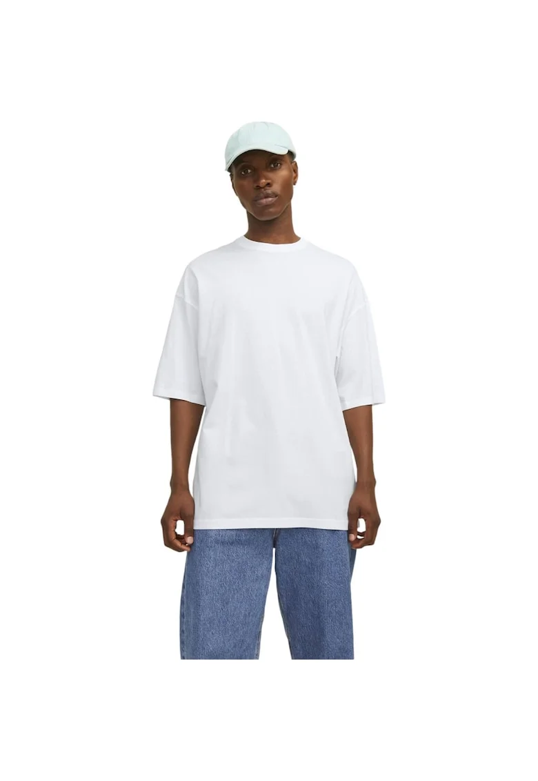 Tricou JACK &JONES Charge 37235, Alb