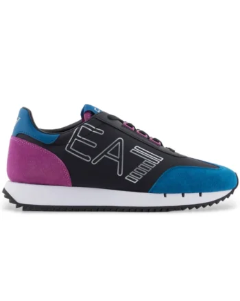Pantofi sport  EA7 Black & White Vintage, XK257-X8X101-T986 36858, Negru/Albastru