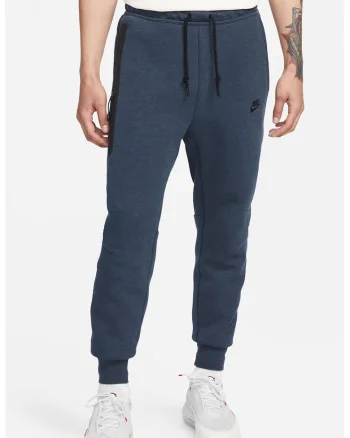 Pantaloni de trening cu buzunare cu fermoar, Bleumarin