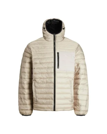 Jacheta JACK &JONES Hunt Puffer - 12228038-Cobblestone 20191, Bej