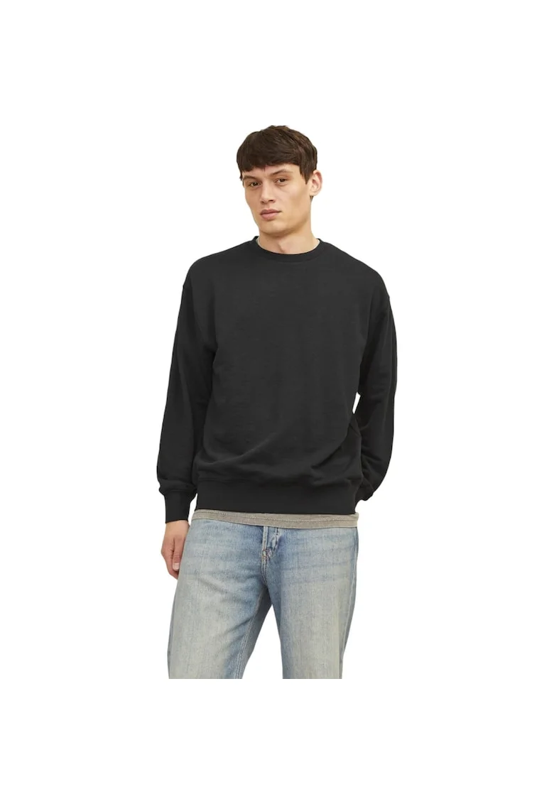 Bluza JACK &JONES Charge Crew 37146, Negru
