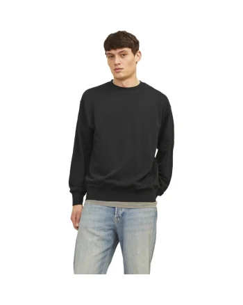 Bluza JACK &JONES Charge Crew 37146, Negru