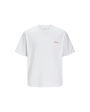 Tricou JACK &JONES Lucca 37251, Alb