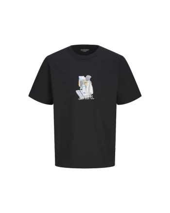 Tricou JACK &JONES Brooklyn Gfx 35887, Negru