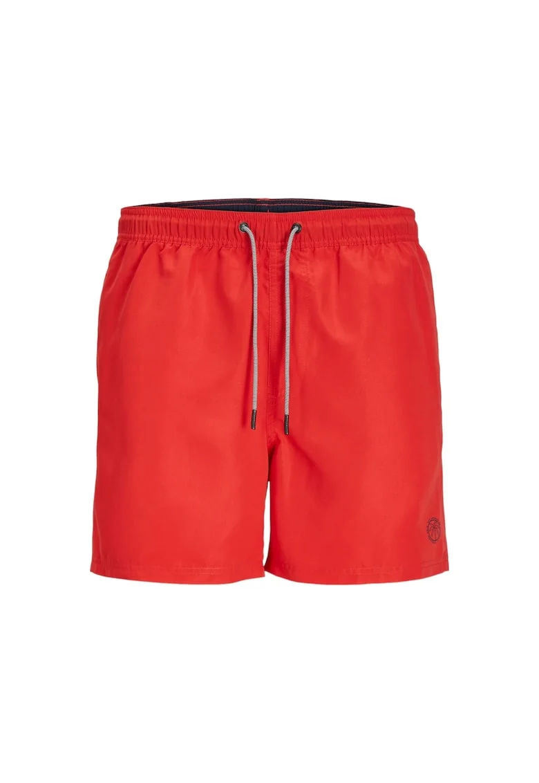 Short JACK &JONES Fiji Swim Solid 32826, Rosu