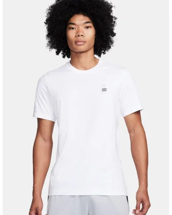 Tricou din bumbac pentru baschet, Alb