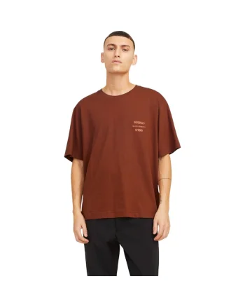 Tricou JACK &JONES Austin Font 38129, Maro