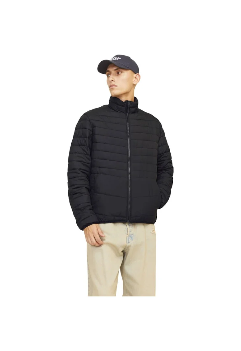 Jacheta JACK &JONES State Puffer Packable 38911, Negru