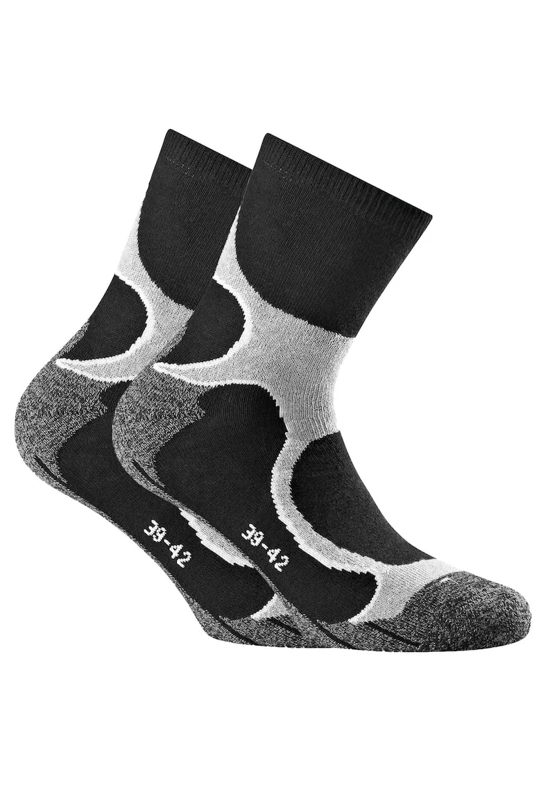Set de sosete unisex pentru alergare - 2 perechi, Gri