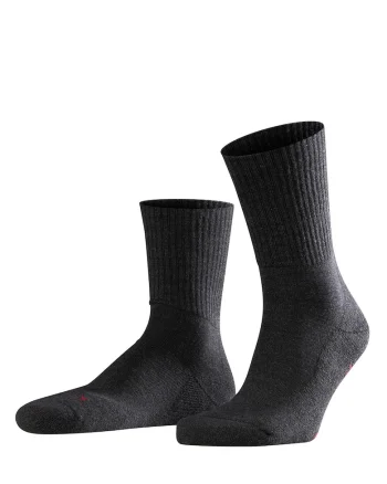 Sosete mid-calf unisex pentru trekking, Gri antracit