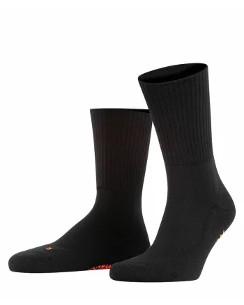 Sosete mid-calf unisex pentru trekking, Negru