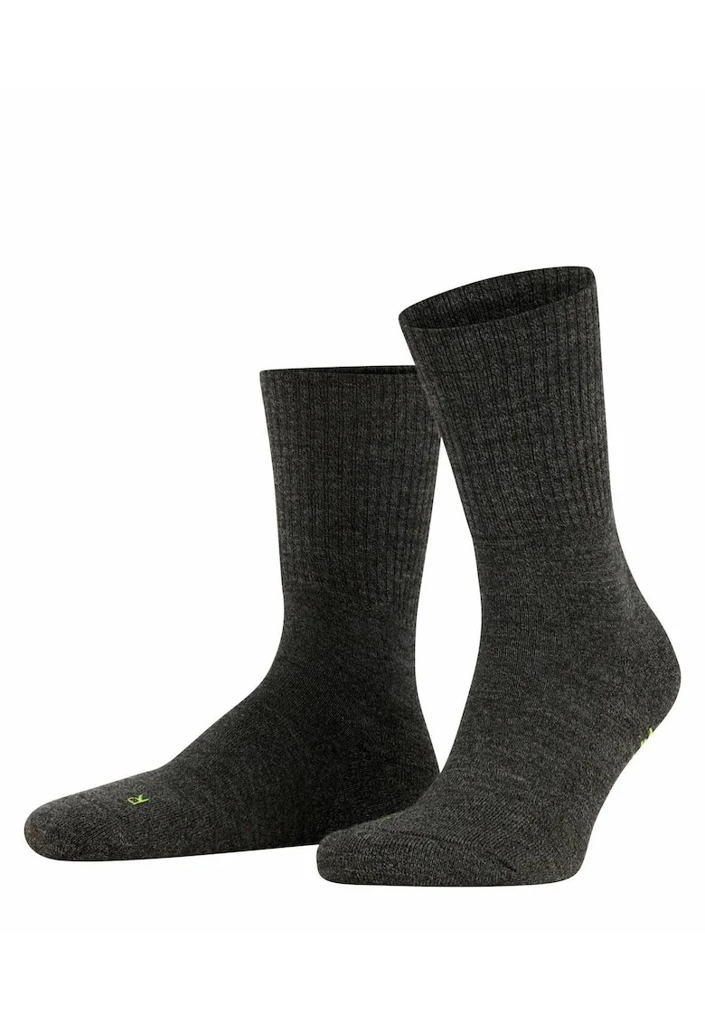 Sosete mid-calf unisex pentru trekking, Gri inchis