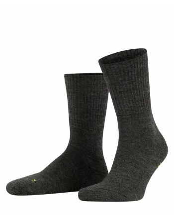Sosete mid-calf unisex pentru trekking, Gri inchis