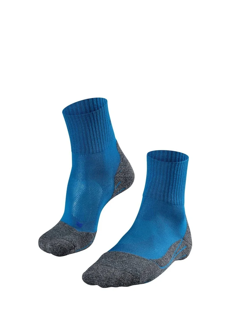 Sosete cu model colorblock pentru trekking si drumetii TK2, Albastru