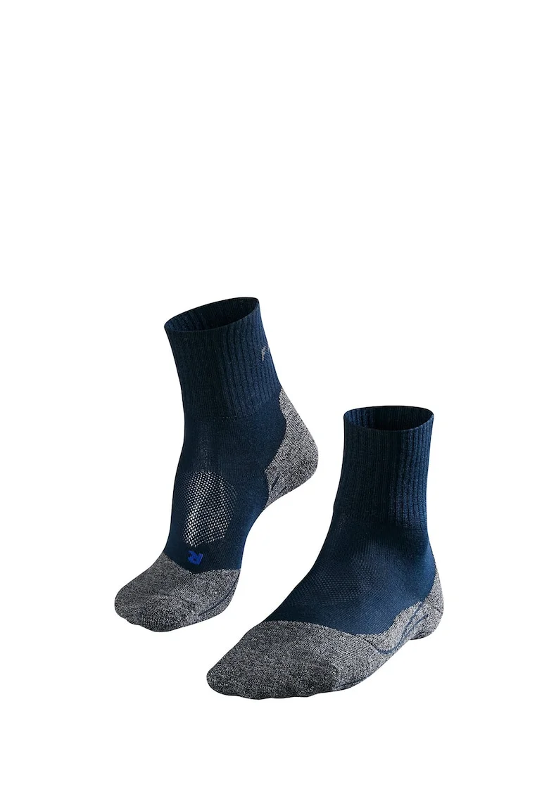 Sosete cu model colorblock pentru trekking si drumetii TK2, Albastru inchis