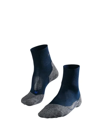 Sosete cu model colorblock pentru trekking si drumetii TK2, Albastru inchis