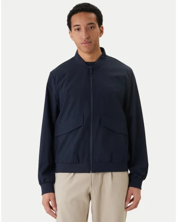 Jacheta bomber cu model uni si fermoar