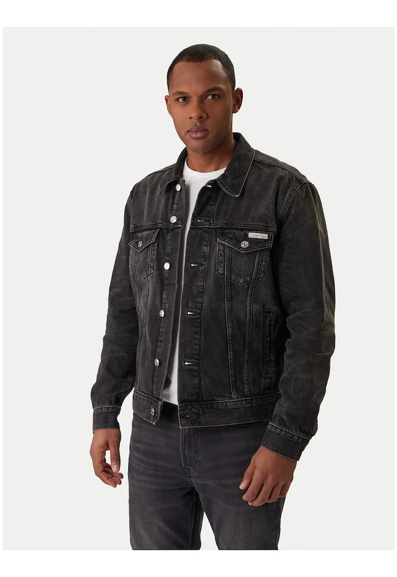 Jacheta din denim regular fit