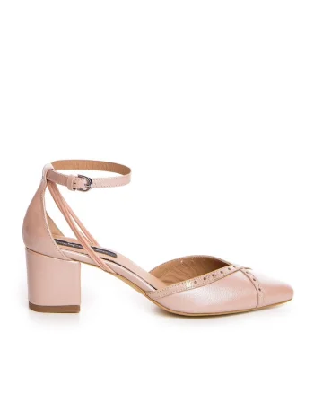 Pantofi mireasa piele naturala Rose Rihanna